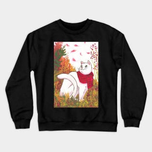 Autumn cat Crewneck Sweatshirt